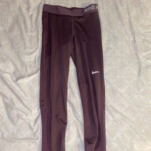 Purple Nike leggings